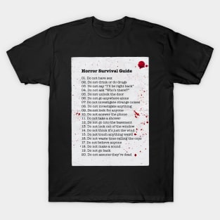 Horror Survival Guide T-Shirt